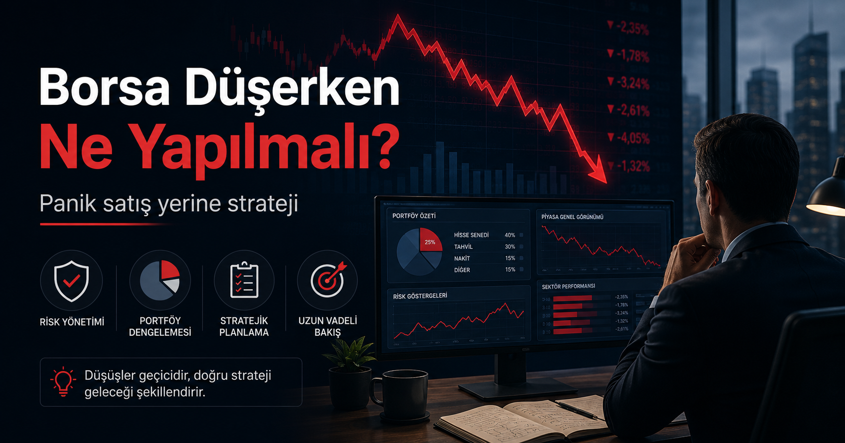 Borsa Düşerken Ne Yapılmalı? Strateji Rehberi